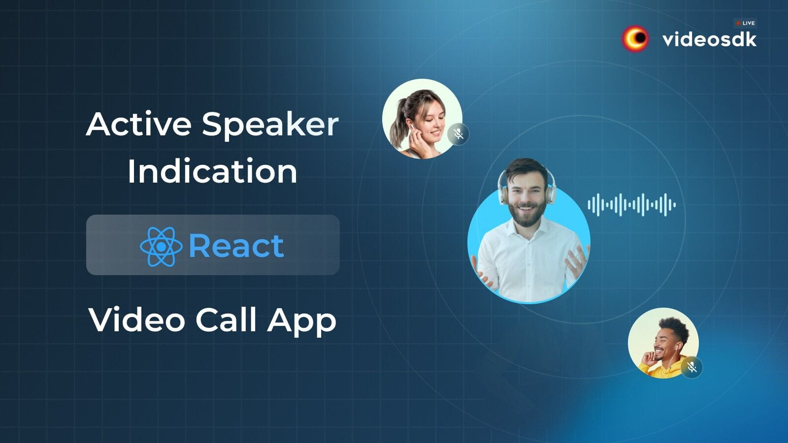 How to Implement Active Speaker Indication in React JS Video Call App?