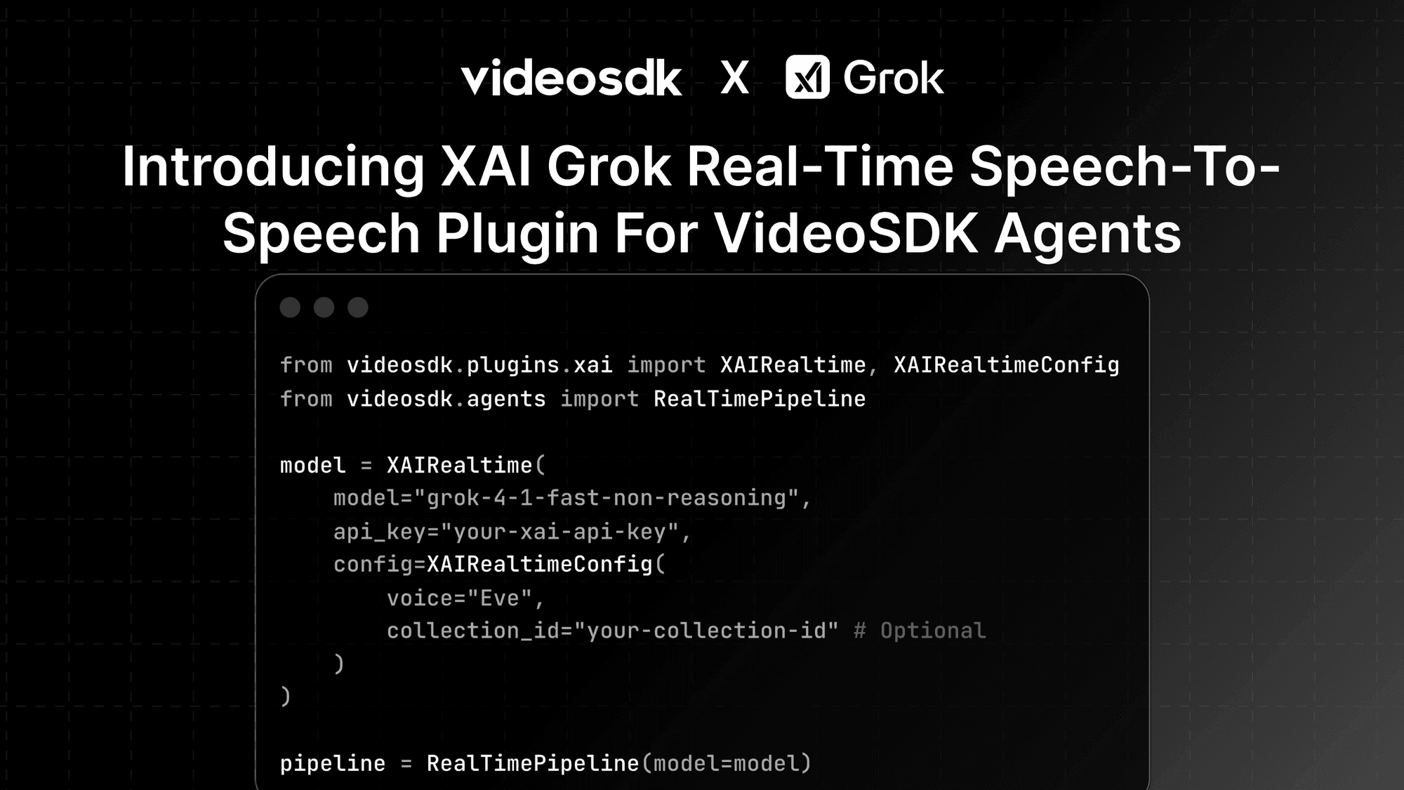 Introducing xAI Grok Real-Time Speech-to-Speech Plugin for VideoSDK Agents