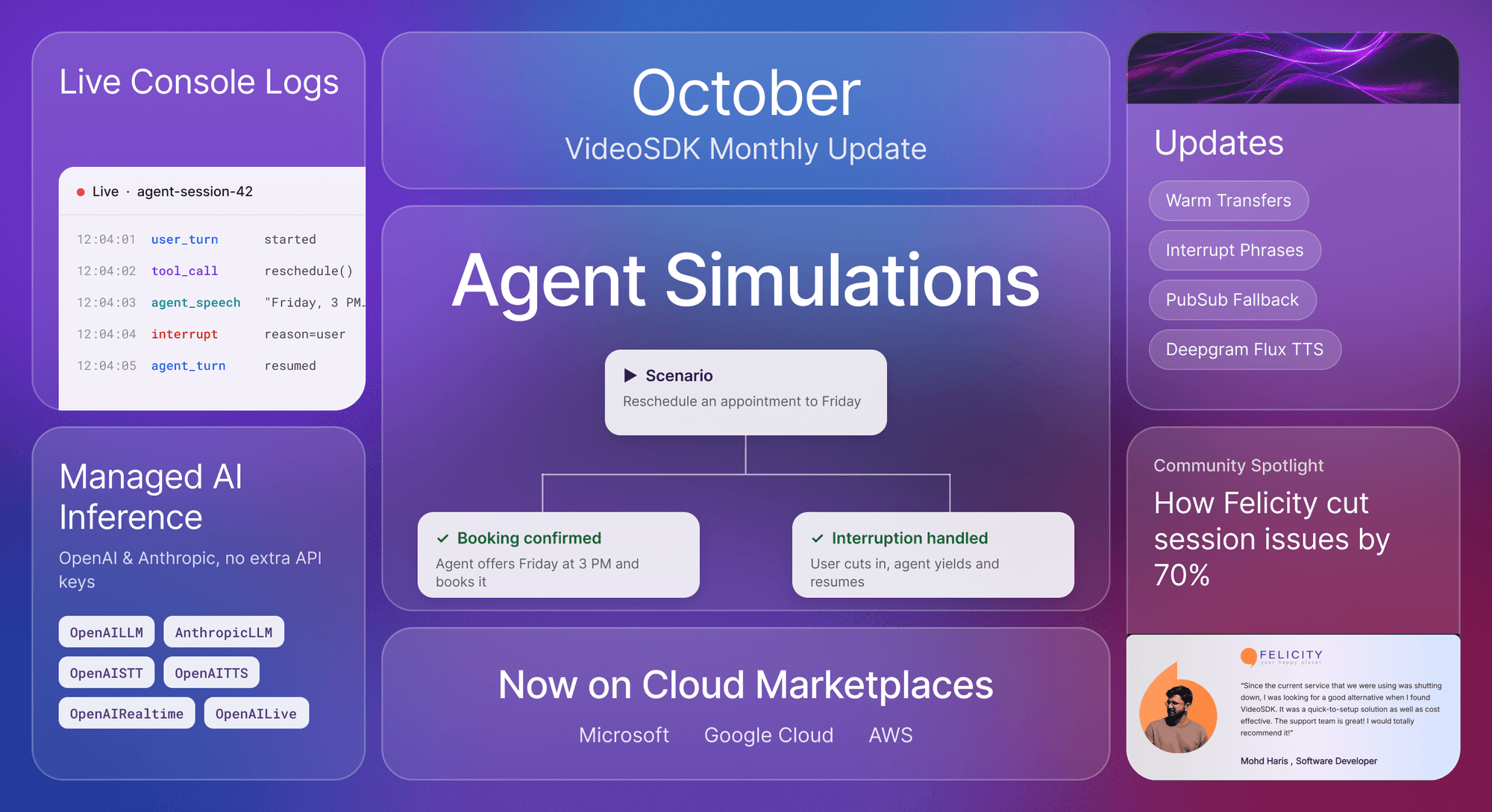 Product Updates - October 2026: ZeroRuntime Simulations, Inference Model Additions, and Reliable PubSub