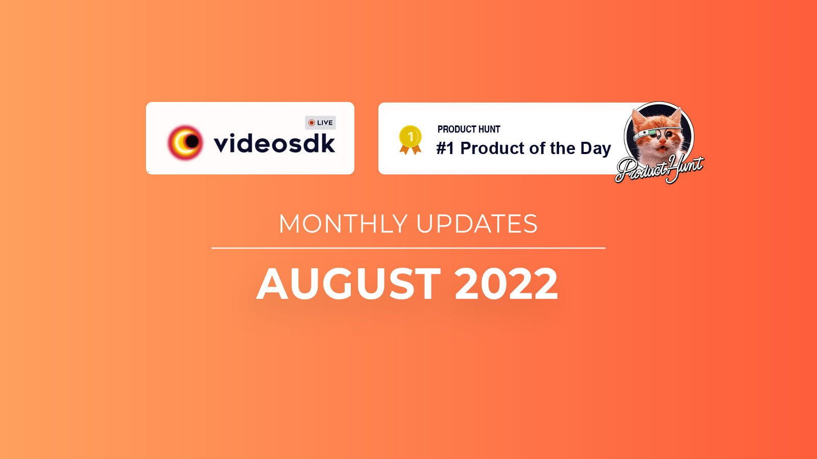 Video SDK August 22' Month Updates for Developers 😸