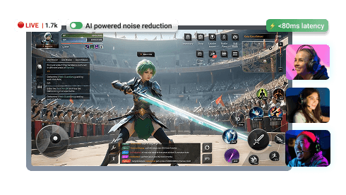 High-Quality Audio & Video for Smooth Gaming Experience High-Quality Audio & Video for Smooth Gaming Experience