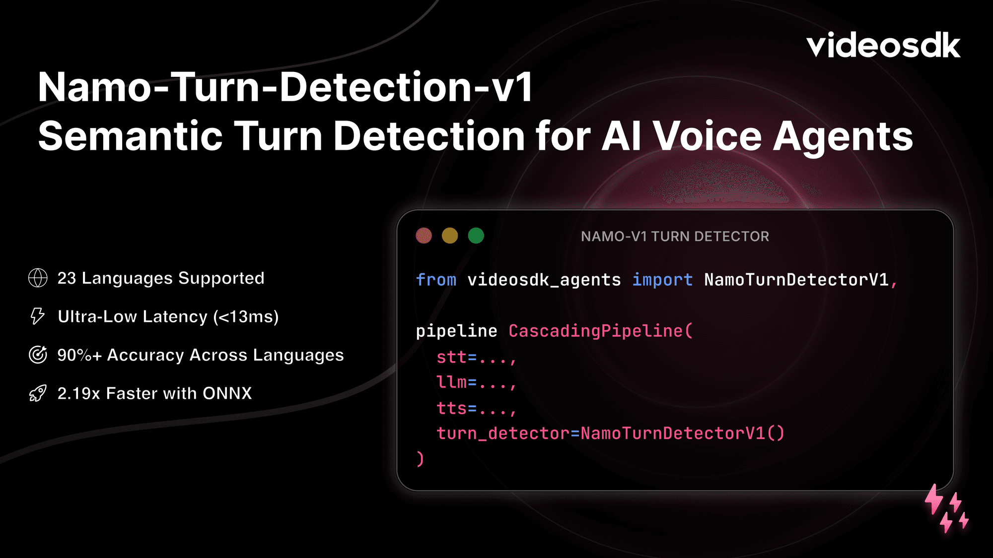 Namo-Turn-Detection-v1: Semantic Turn Detection for AI Voice Agents Namo-Turn-Detection-v1: Semantic Turn Detection for AI Voice Agents