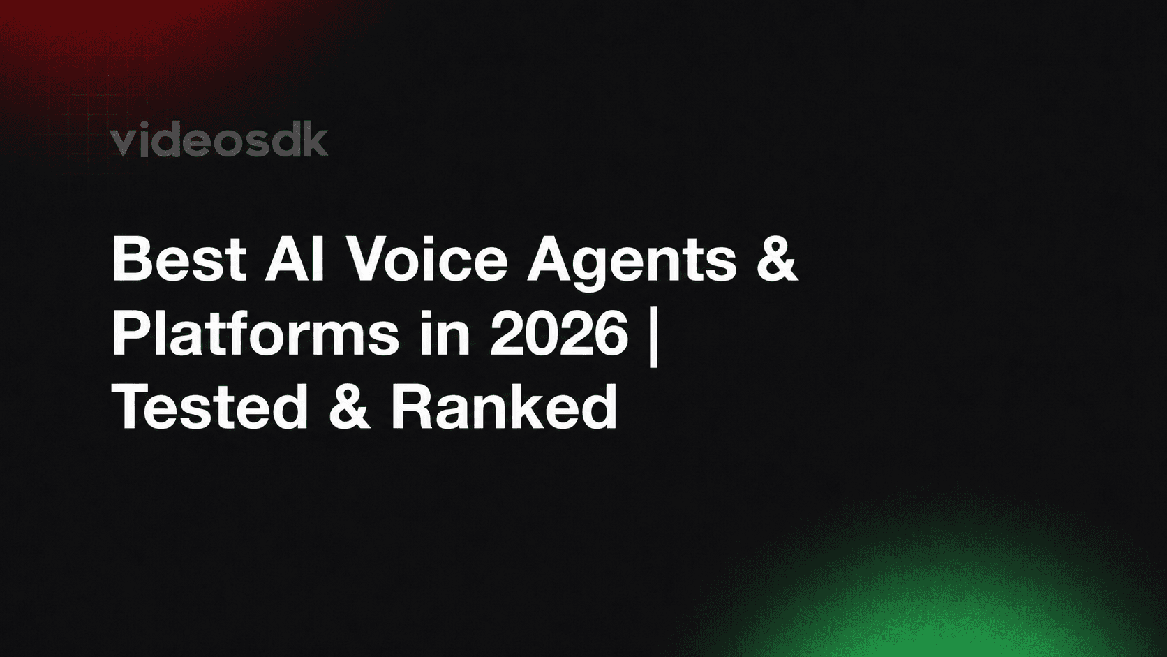 Best AI Voice Agents & Platforms in 2026 | Tested & Ranked Best AI Voice Agents & Platforms in 2026 | Tested & Ranked
