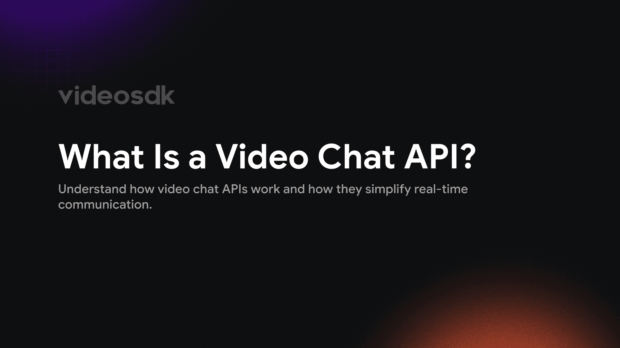 What is a Video Chat API? Pricing and How to Add One What is a Video Chat API? Pricing and How to Add One