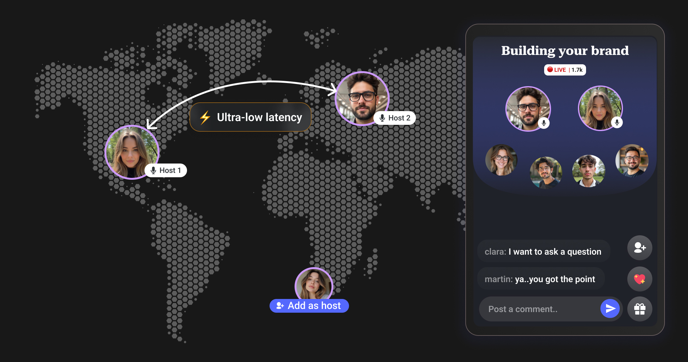 Real-time Audio Streaming with HD Audio Quality and Clarity Real-time Audio Streaming with HD Audio Quality and Clarity