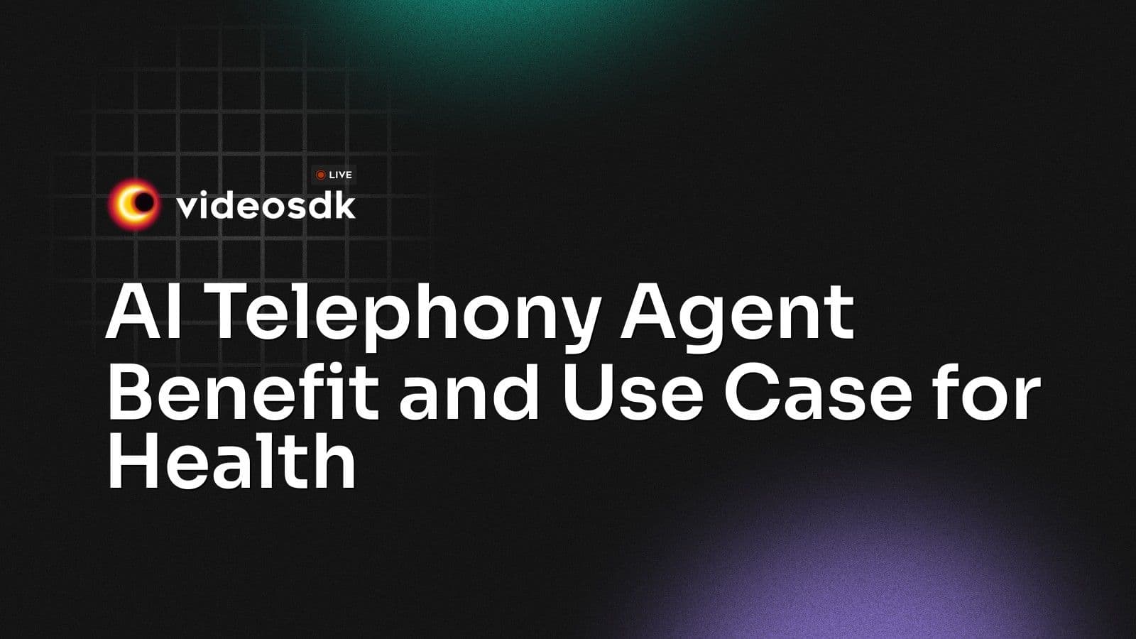 AI Telephony Agent Benefit and Use Case for Health AI Telephony Agent Benefit and Use Case for Health