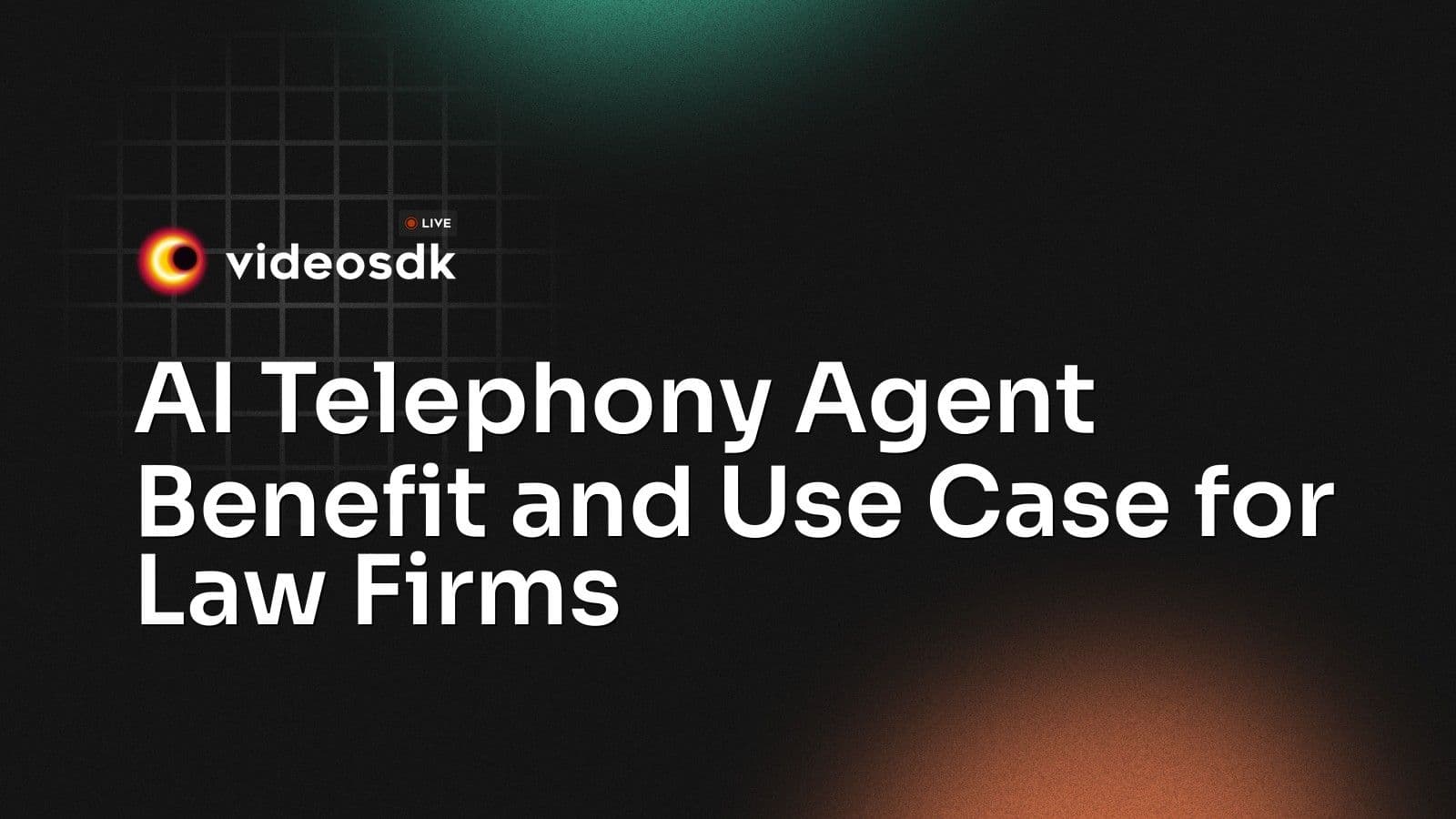 AI Telephony Agent Benefit and Use Case for Law Firms AI Telephony Agent Benefit and Use Case for Law Firms
