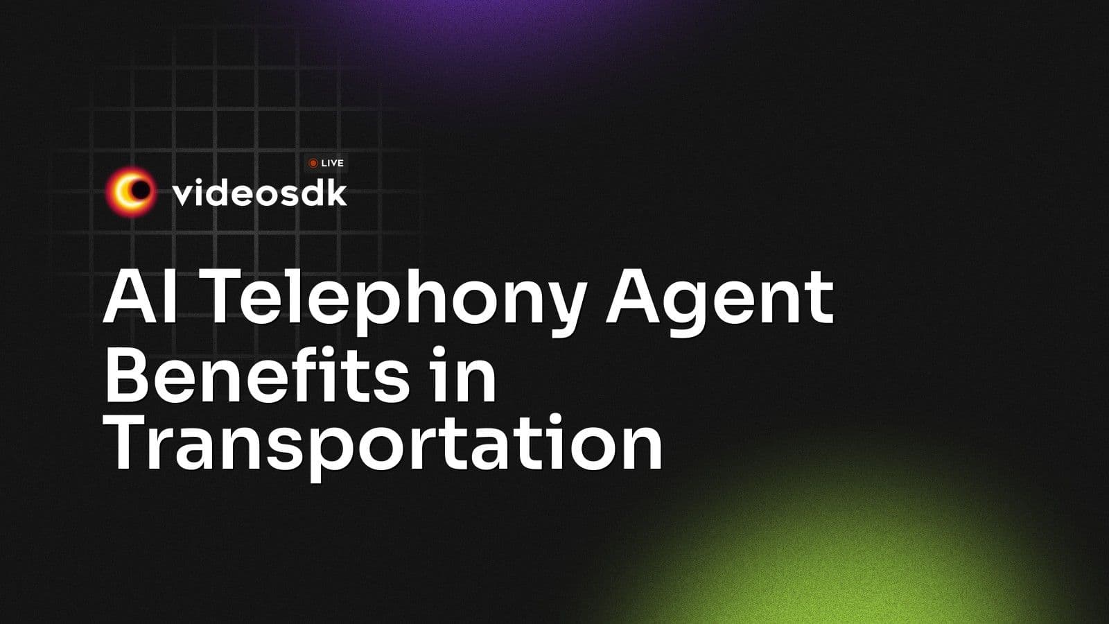AI Telephony Agent Benefits in Transportation AI Telephony Agent Benefits in Transportation