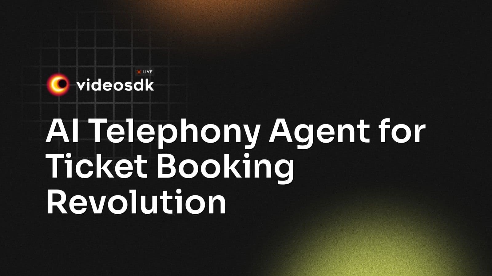 AI Telephony Agent for Ticket Booking Revolution AI Telephony Agent for Ticket Booking Revolution