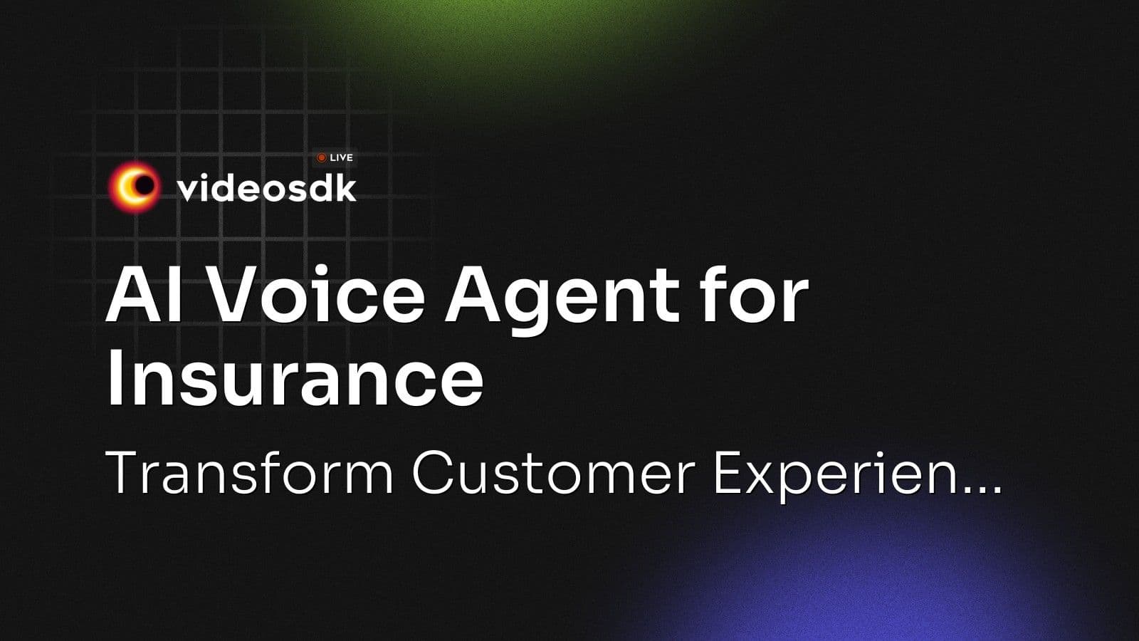AI Voice Agent for Insurance: Transform Customer Experience AI Voice Agent for Insurance: Transform Customer Experience