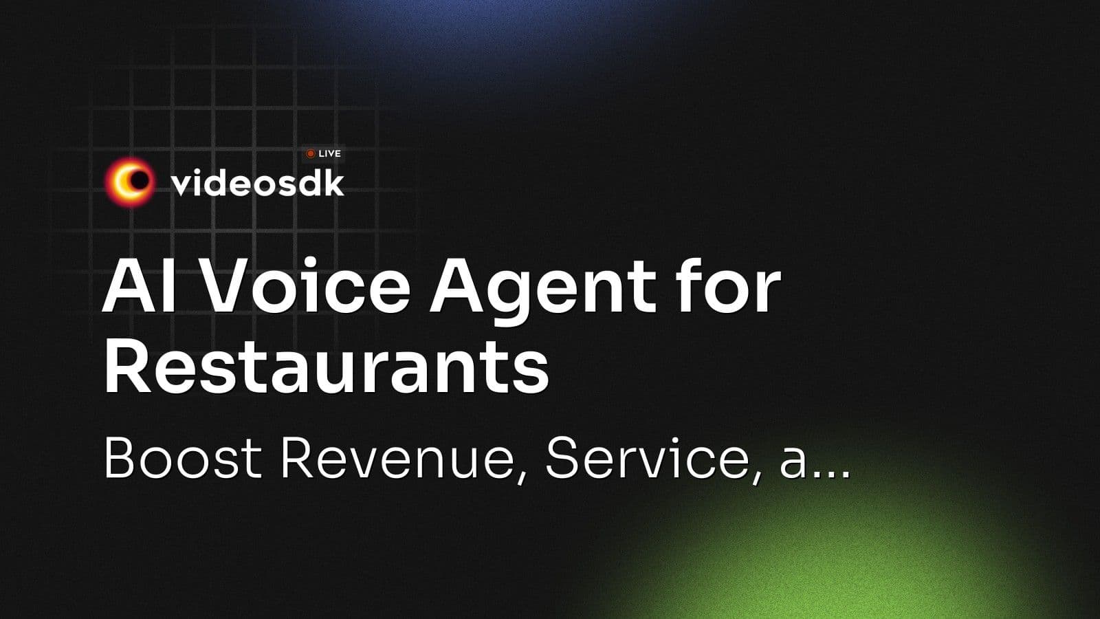 AI Voice Agent for Restaurants: Boost Revenue, Service, a... AI Voice Agent for Restaurants: Boost Revenue, Service, a...