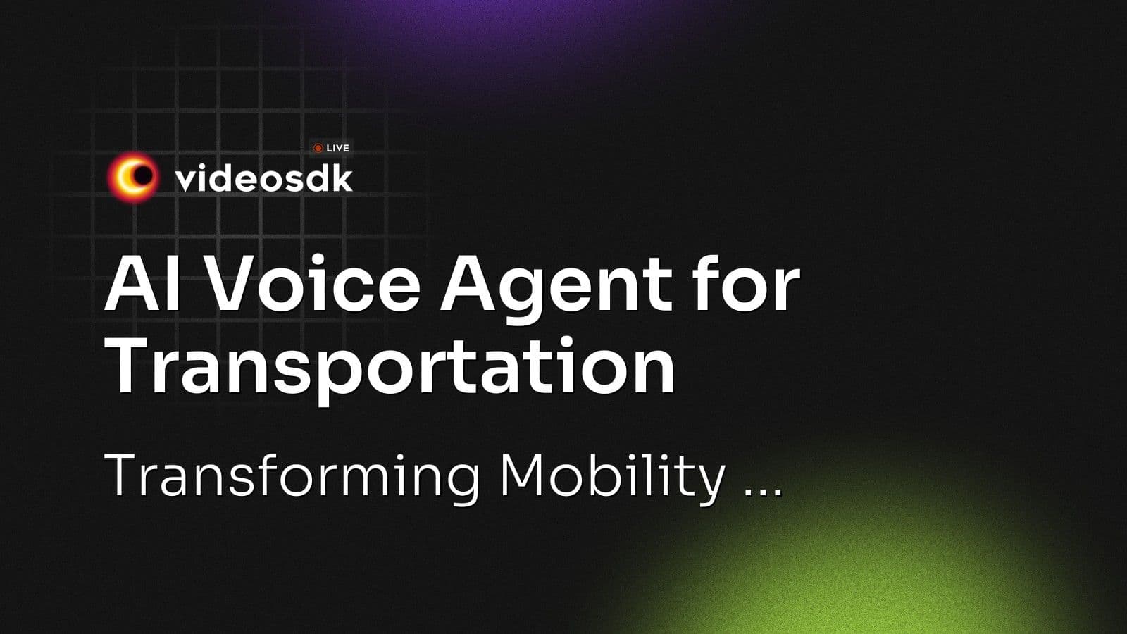 AI Voice Agent for Transportation: Transforming Mobility ... AI Voice Agent for Transportation: Transforming Mobility ...