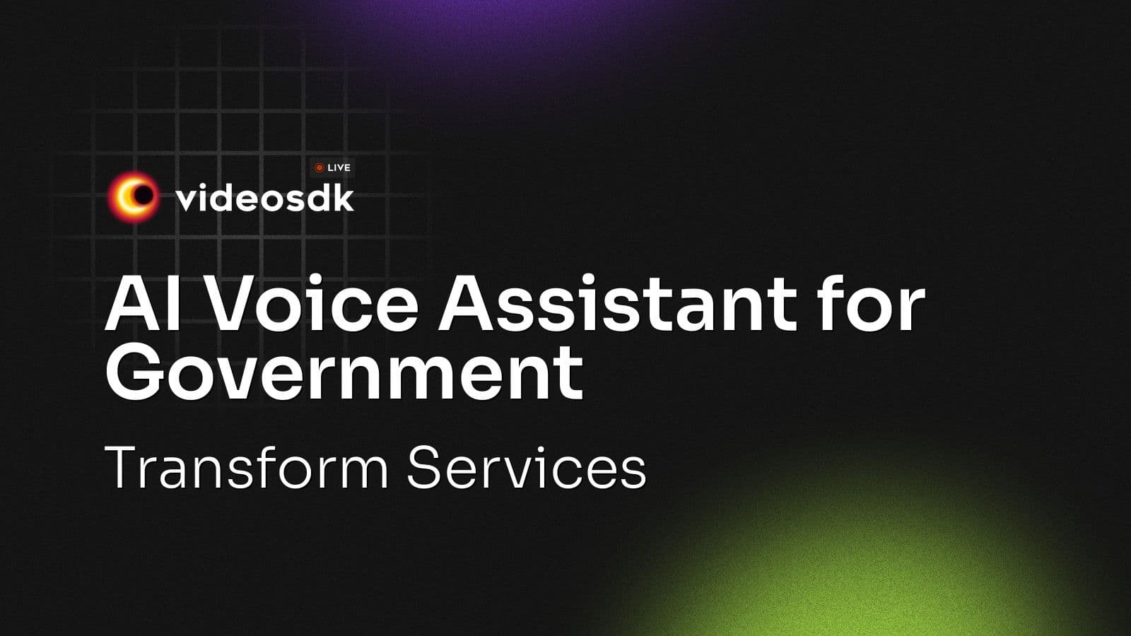 AI Voice Assistant for Government: Transform Services AI Voice Assistant for Government: Transform Services