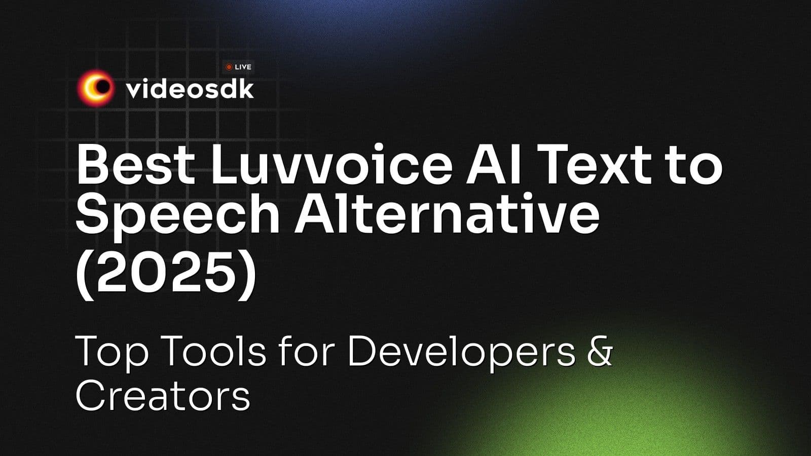 Best Luvvoice AI Text to Speech Alternative (2025): Top Tools for Developers & Creators Best Luvvoice AI Text to Speech Alternative (2025): Top Tools for Developers & Creators