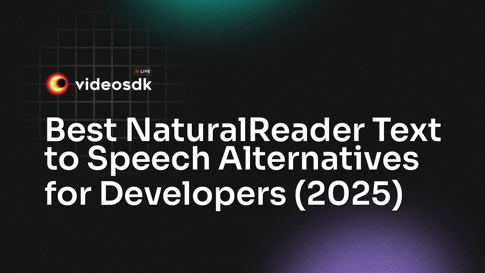Best NaturalReader Text to Speech Alternatives for Developers (2025) Best NaturalReader Text to Speech Alternatives for Developers (2025)