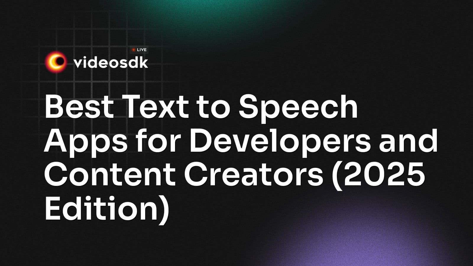 Best Text to Speech Apps for Developers and Content Creators (2025 Edition) Best Text to Speech Apps for Developers and Content Creators (2025 Edition)