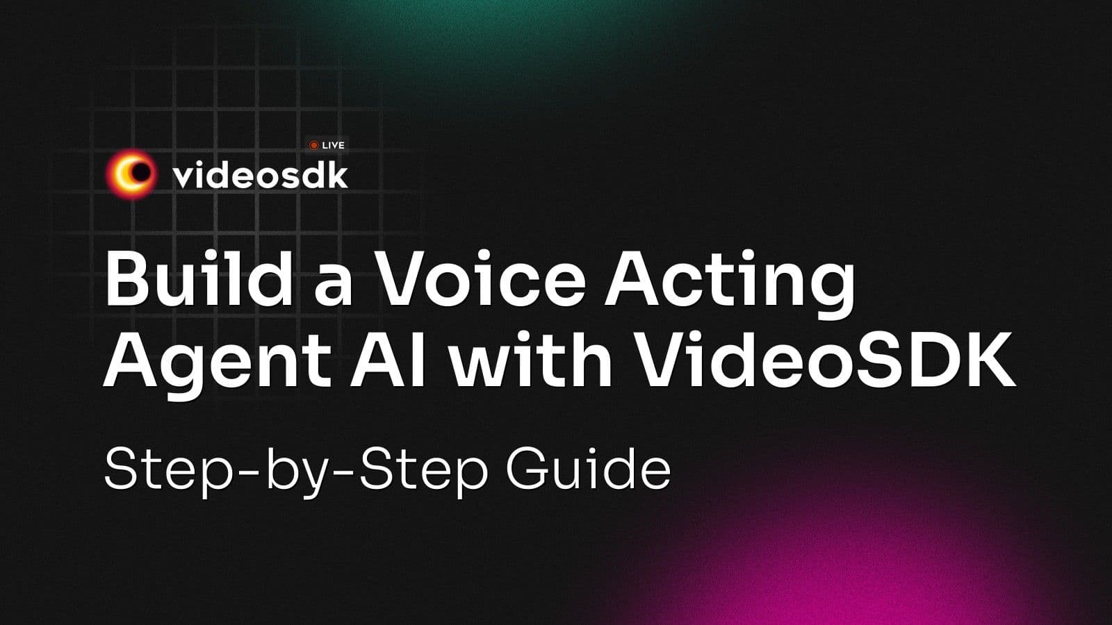 Build a Voice Acting Agent AI with VideoSDK: Step-by-Step Guide Build a Voice Acting Agent AI with VideoSDK: Step-by-Step Guide