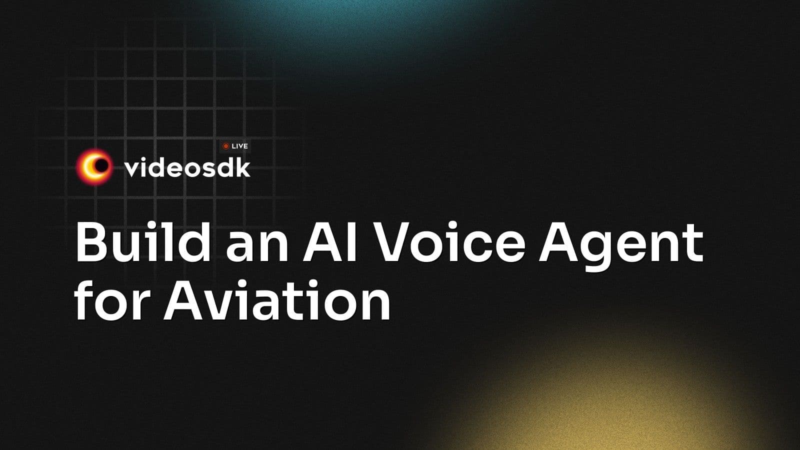 Build an AI Voice Agent for Aviation Build an AI Voice Agent for Aviation