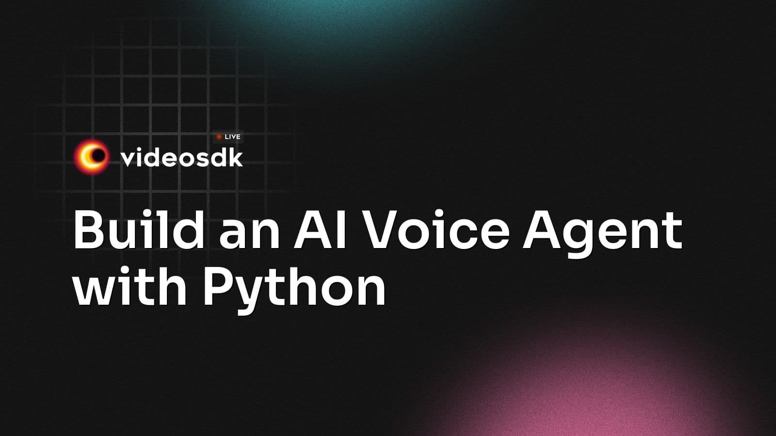 Build an AI Voice Agent with Python Build an AI Voice Agent with Python