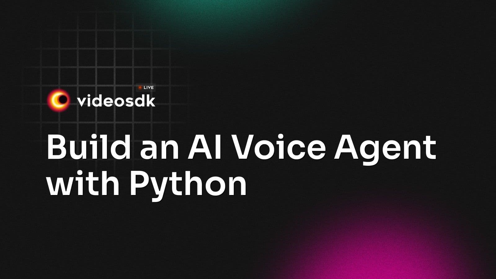 Build an AI Voice Agent with Python Build an AI Voice Agent with Python