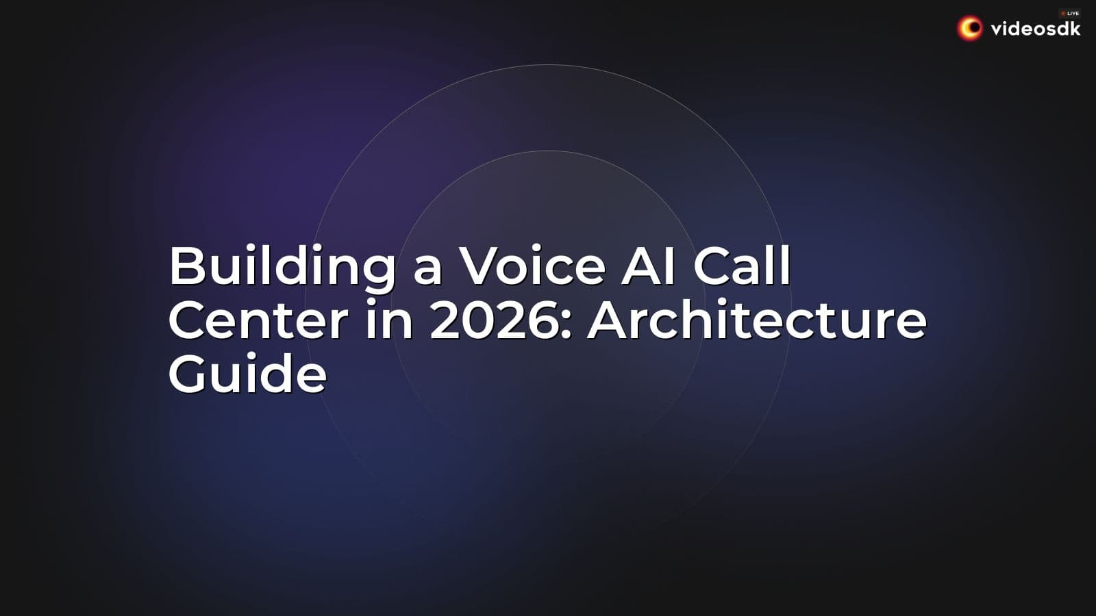 Building a Voice AI Call Center in 2026: Architecture Guide Building a Voice AI Call Center in 2026: Architecture Guide