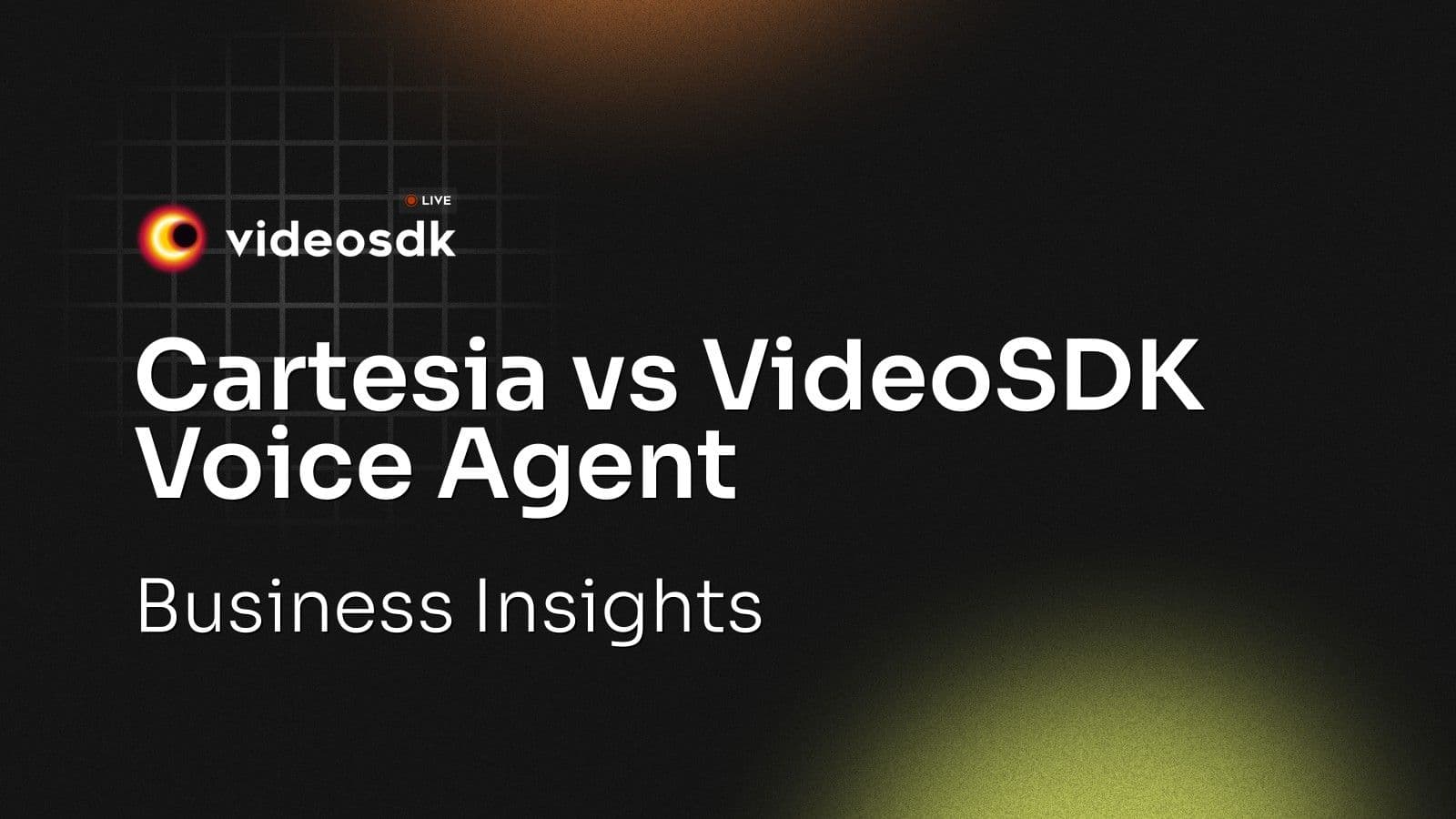 Cartesia vs VideoSDK Voice Agent: Business Insights Cartesia vs VideoSDK Voice Agent: Business Insights