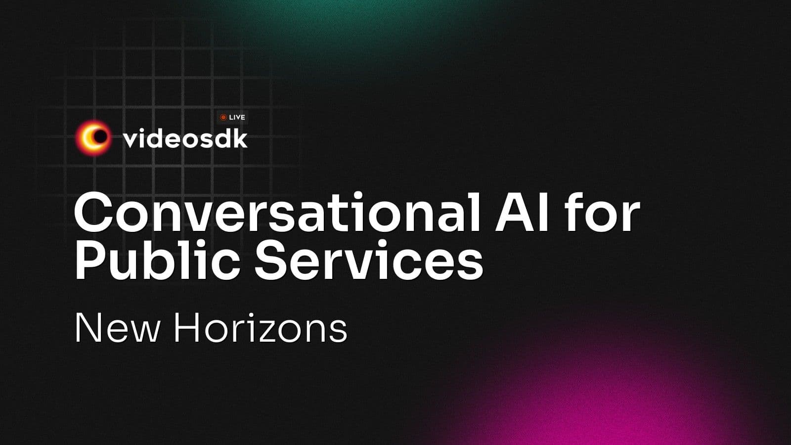 Conversational AI for Public Services: New Horizons Conversational AI for Public Services: New Horizons