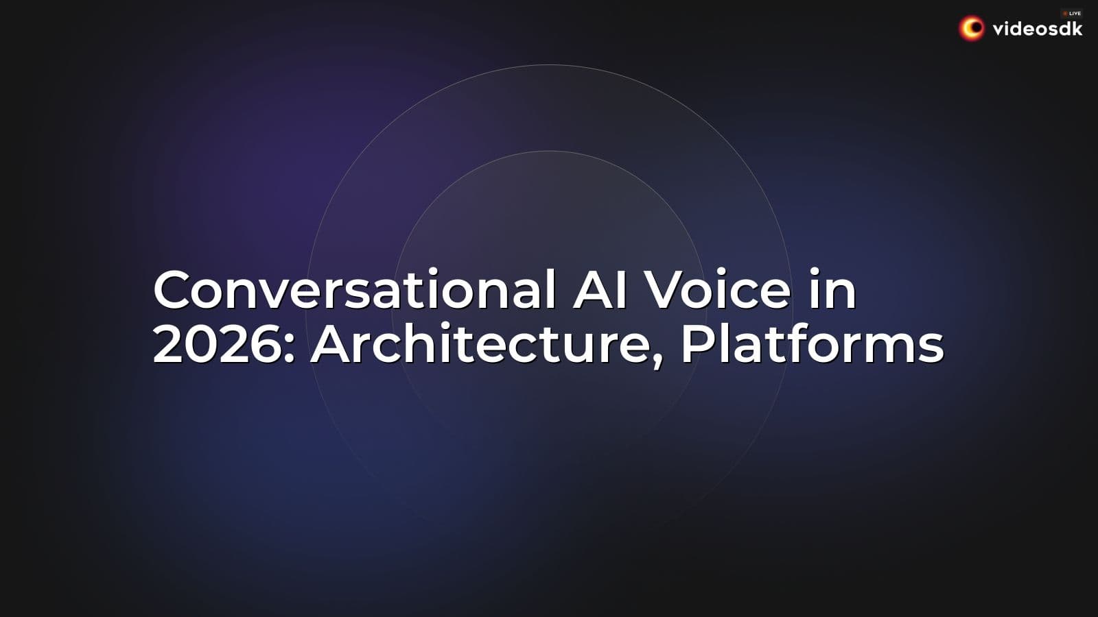 Conversational AI Voice in 2026: Architecture, Platforms Conversational AI Voice in 2026: Architecture, Platforms