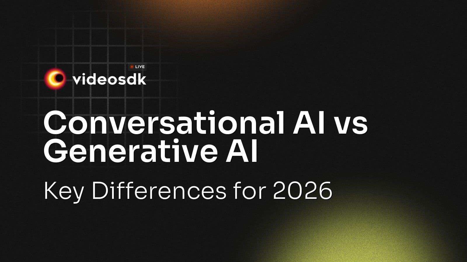 Conversational AI vs Generative AI: Key Differences for 2026 Conversational AI vs Generative AI: Key Differences for 2026