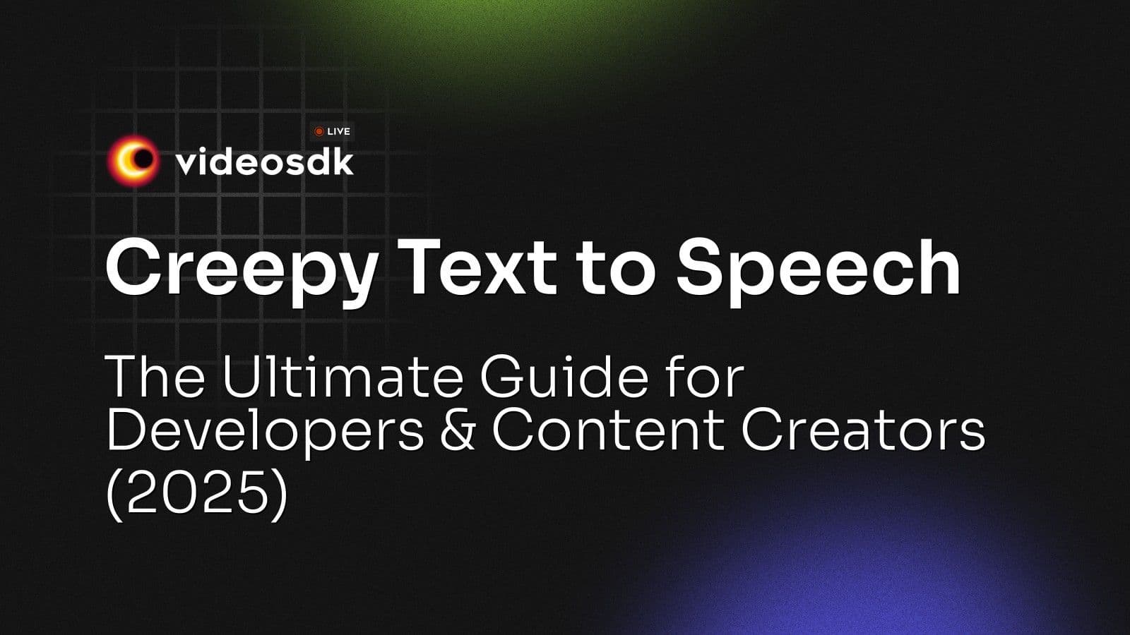Creepy Text to Speech: The Ultimate Guide for Developers & Content Creators (2025) Creepy Text to Speech: The Ultimate Guide for Developers & Content Creators (2025)