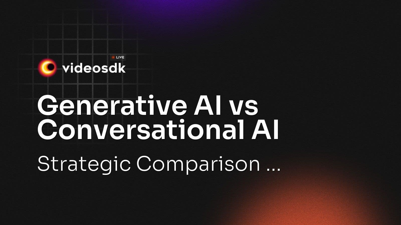 Generative AI vs Conversational AI: Strategic Comparison ... Generative AI vs Conversational AI: Strategic Comparison ...