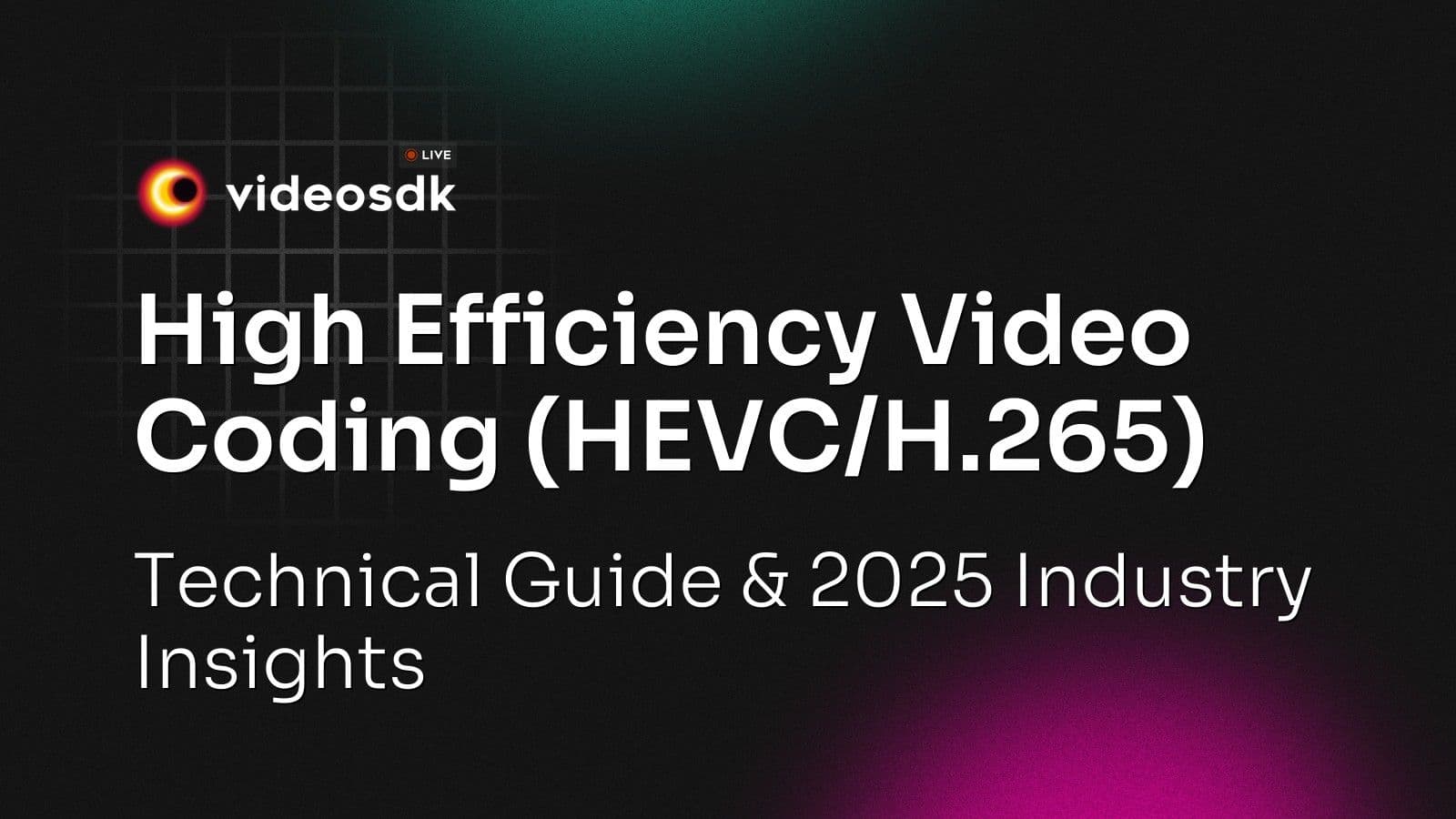 High Efficiency Video Coding (HEVC/H.265): Technical Guide & 2025 Industry Insights High Efficiency Video Coding (HEVC/H.265): Technical Guide & 2025 Industry Insights