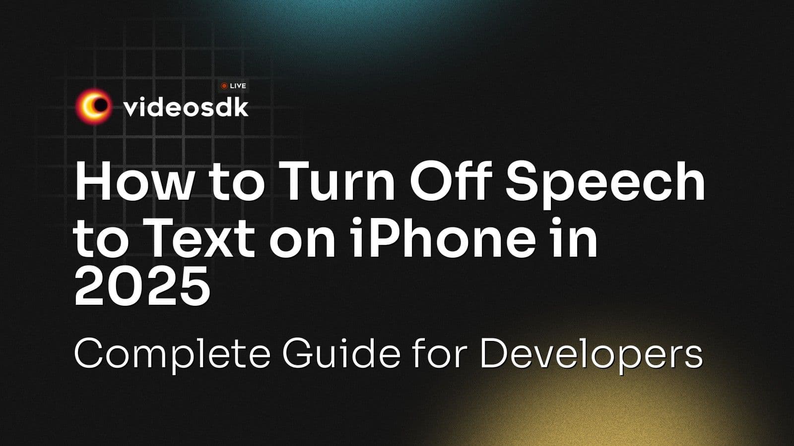 How to Turn Off Speech to Text on iPhone in 2025: Complete Guide for Developers How to Turn Off Speech to Text on iPhone in 2025: Complete Guide for Developers