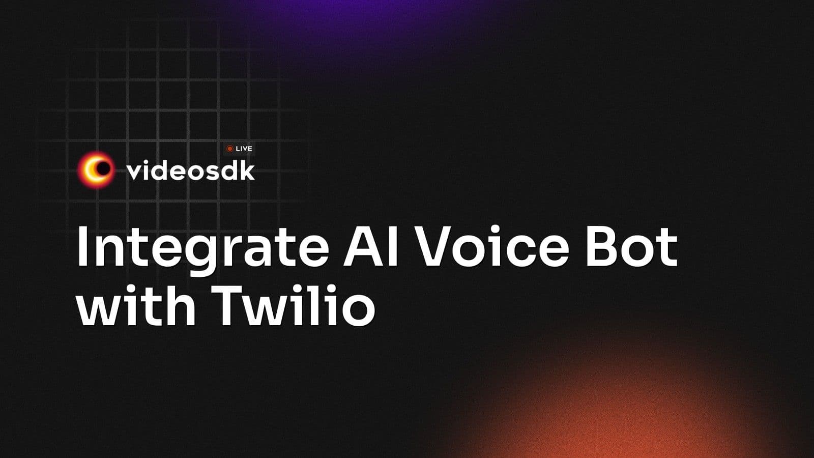 Integrate AI Voice Bot with Twilio Integrate AI Voice Bot with Twilio