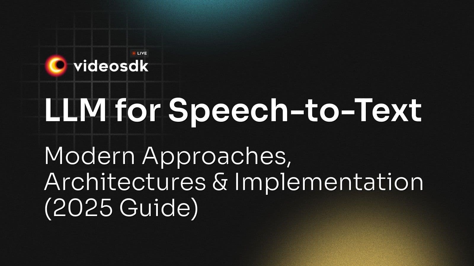 LLM for Speech-to-Text: Modern Approaches, Architectures & Implementation (2025 Guide) LLM for Speech-to-Text: Modern Approaches, Architectures & Implementation (2025 Guide)