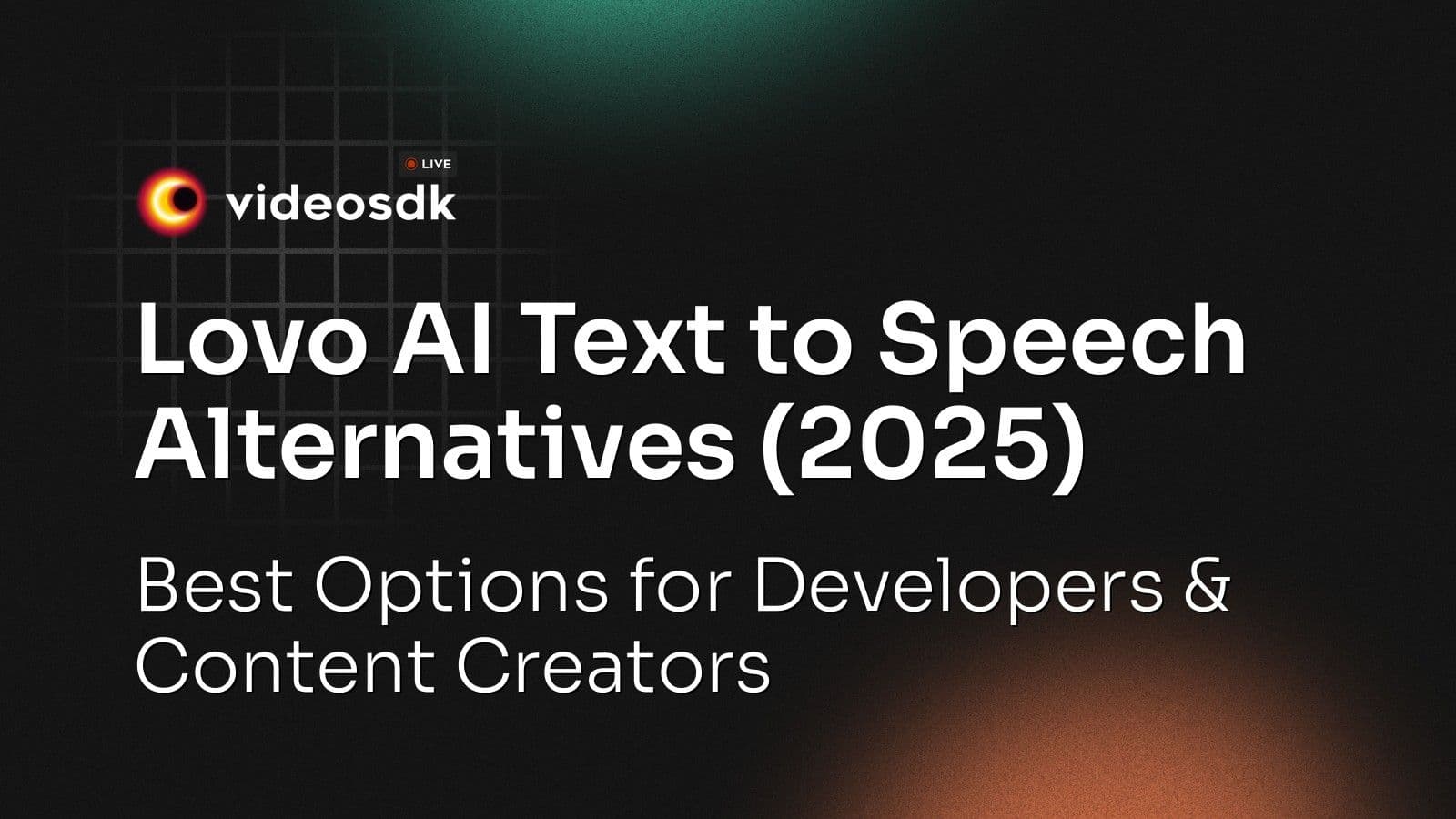 Lovo AI Text to Speech Alternatives (2025): Best Options for Developers & Content Creators Lovo AI Text to Speech Alternatives (2025): Best Options for Developers & Content Creators