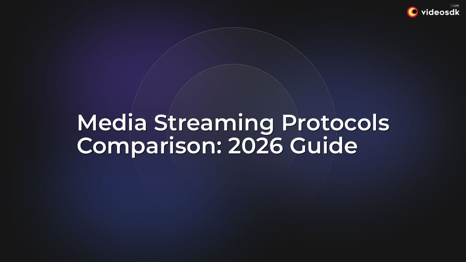 Media Streaming Protocols Comparison: 2026 Guide Media Streaming Protocols Comparison: 2026 Guide
