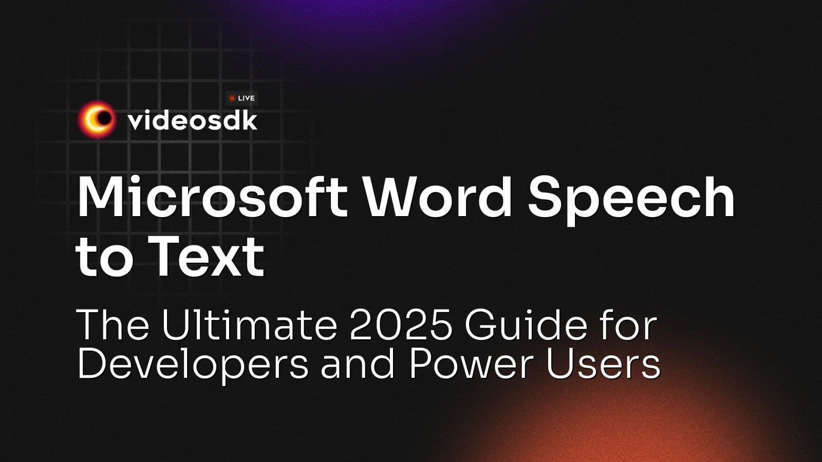 Microsoft Word Speech to Text: The Ultimate 2025 Guide for Developers and Power Users Microsoft Word Speech to Text: The Ultimate 2025 Guide for Developers and Power Users