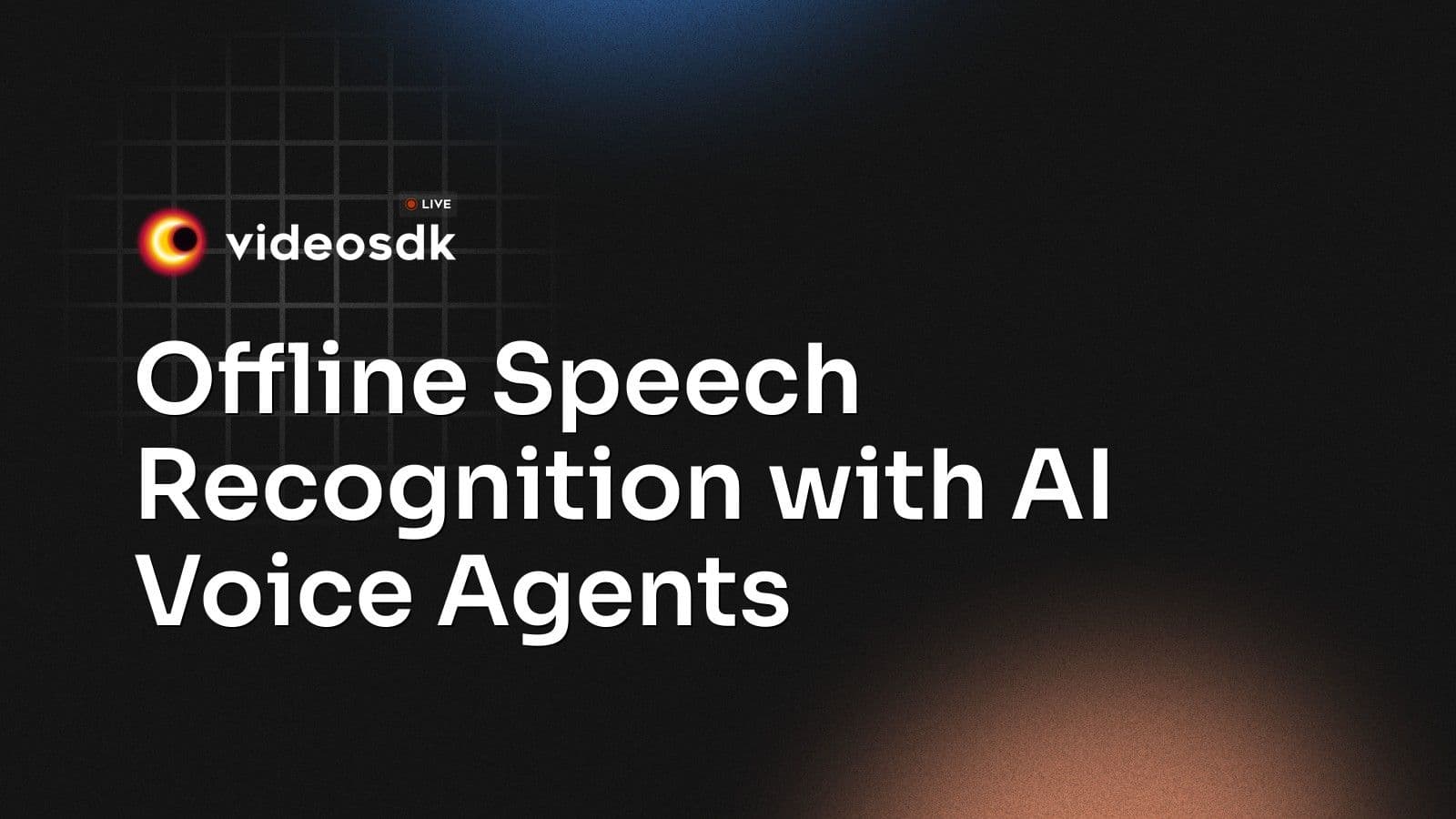 Offline Speech Recognition with AI Voice Agents Offline Speech Recognition with AI Voice Agents