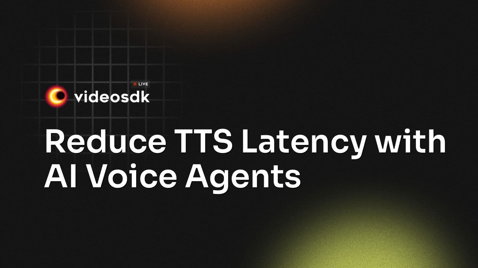 Reduce TTS Latency with AI Voice Agents Reduce TTS Latency with AI Voice Agents