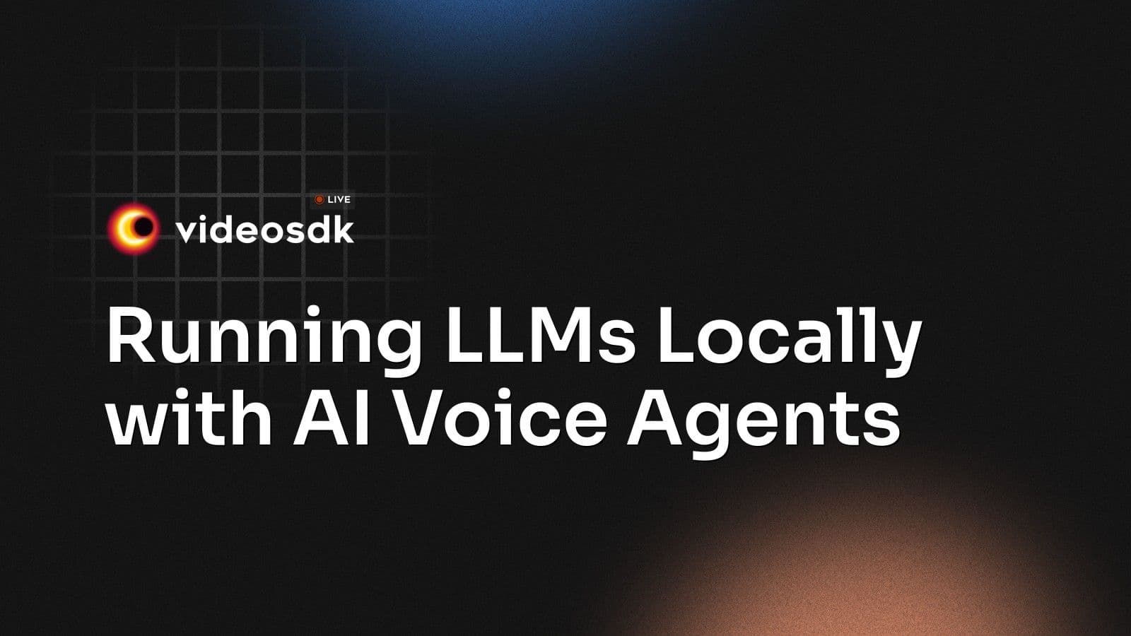 Running LLMs Locally with AI Voice Agents Running LLMs Locally with AI Voice Agents
