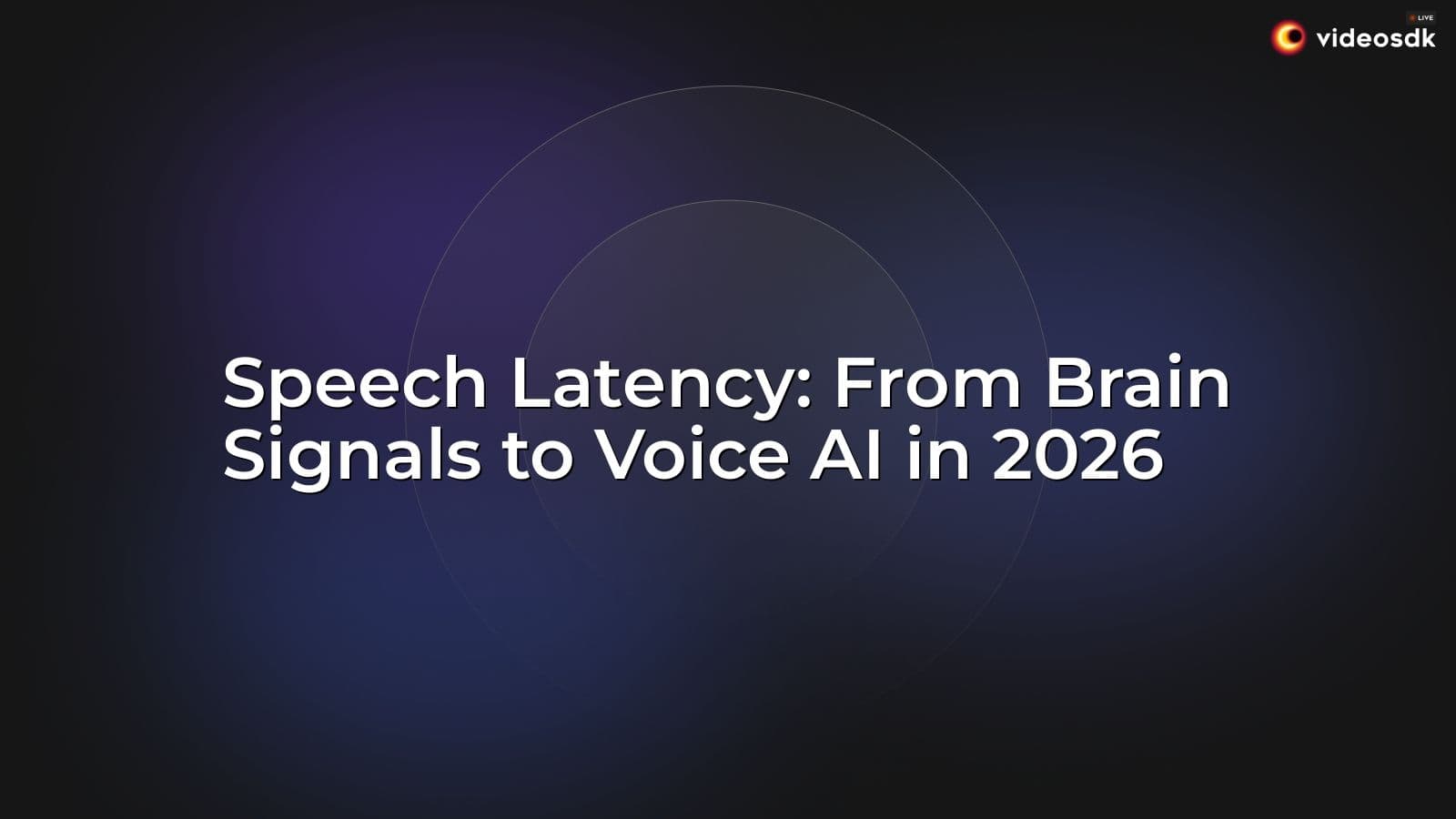 Speech Latency: From Brain Signals to Voice AI in 2026 Speech Latency: From Brain Signals to Voice AI in 2026