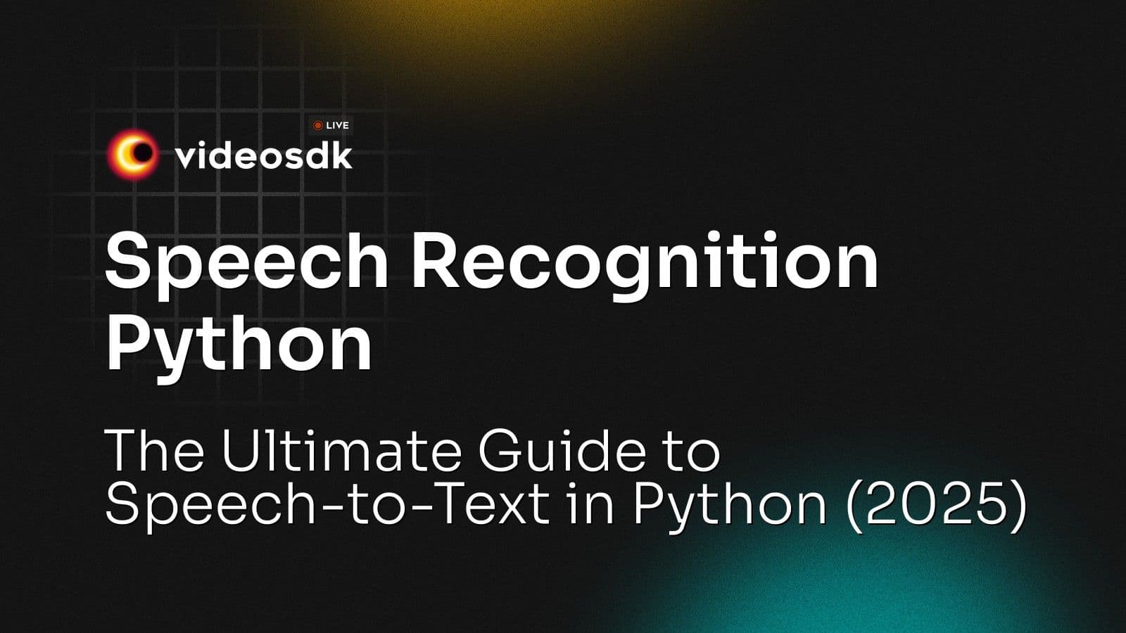 Speech Recognition Python: The Ultimate Guide to Speech-to-Text in Python (2025) Speech Recognition Python: The Ultimate Guide to Speech-to-Text in Python (2025)