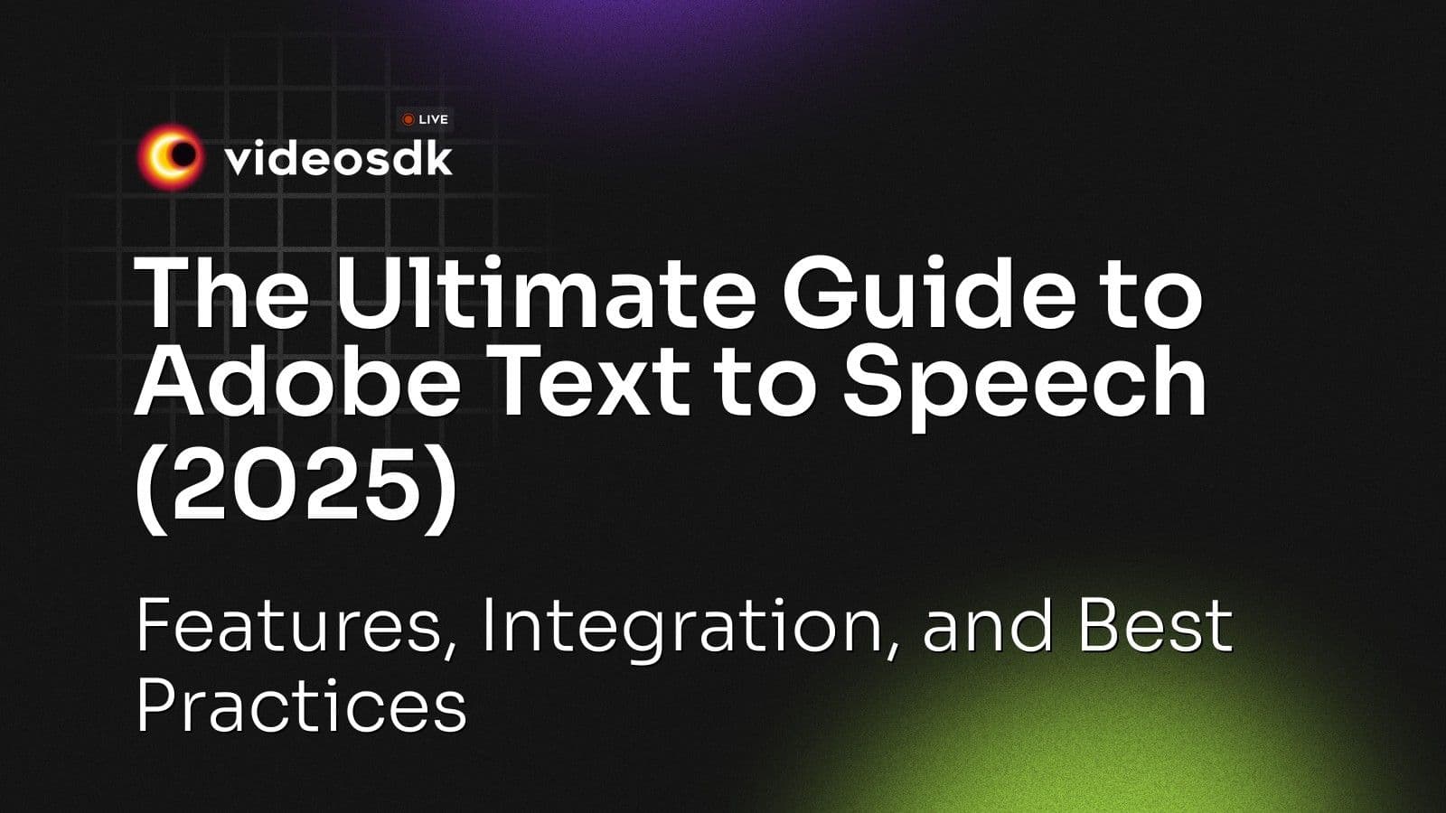 The Ultimate Guide to Adobe Text to Speech (2025): Features, Integration, and Best Practices The Ultimate Guide to Adobe Text to Speech (2025): Features, Integration, and Best Practices