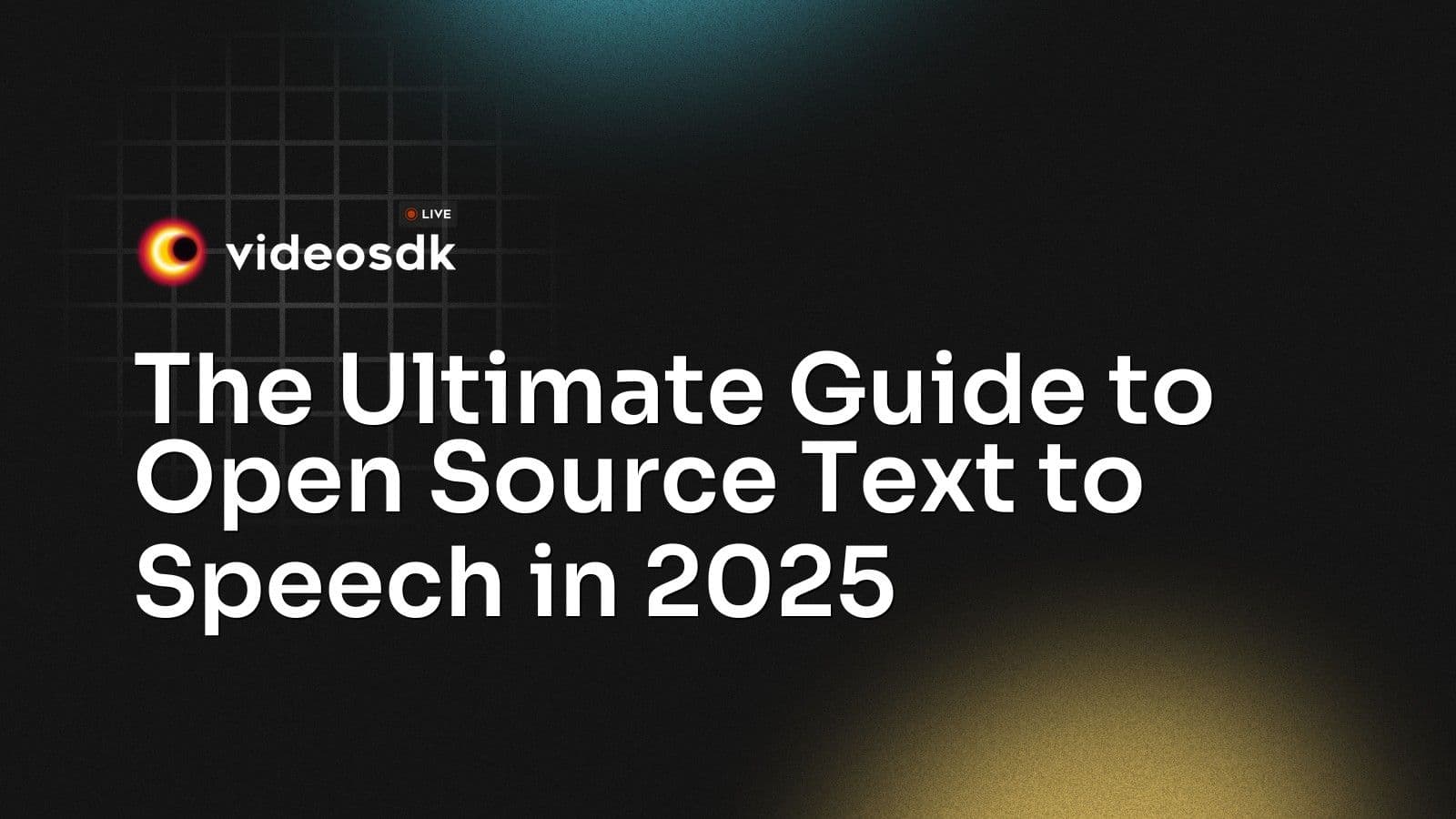The Ultimate Guide to Open Source Text to Speech in 2025 The Ultimate Guide to Open Source Text to Speech in 2025
