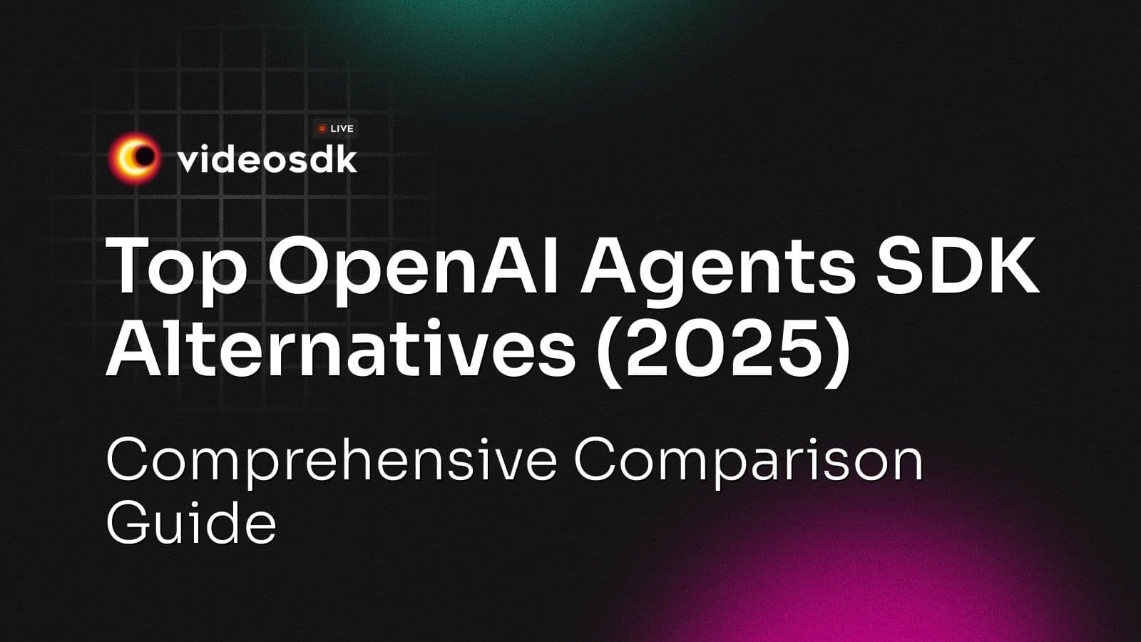 Top OpenAI Agents SDK Alternatives (2025): Comprehensive Comparison Guide Top OpenAI Agents SDK Alternatives (2025): Comprehensive Comparison Guide