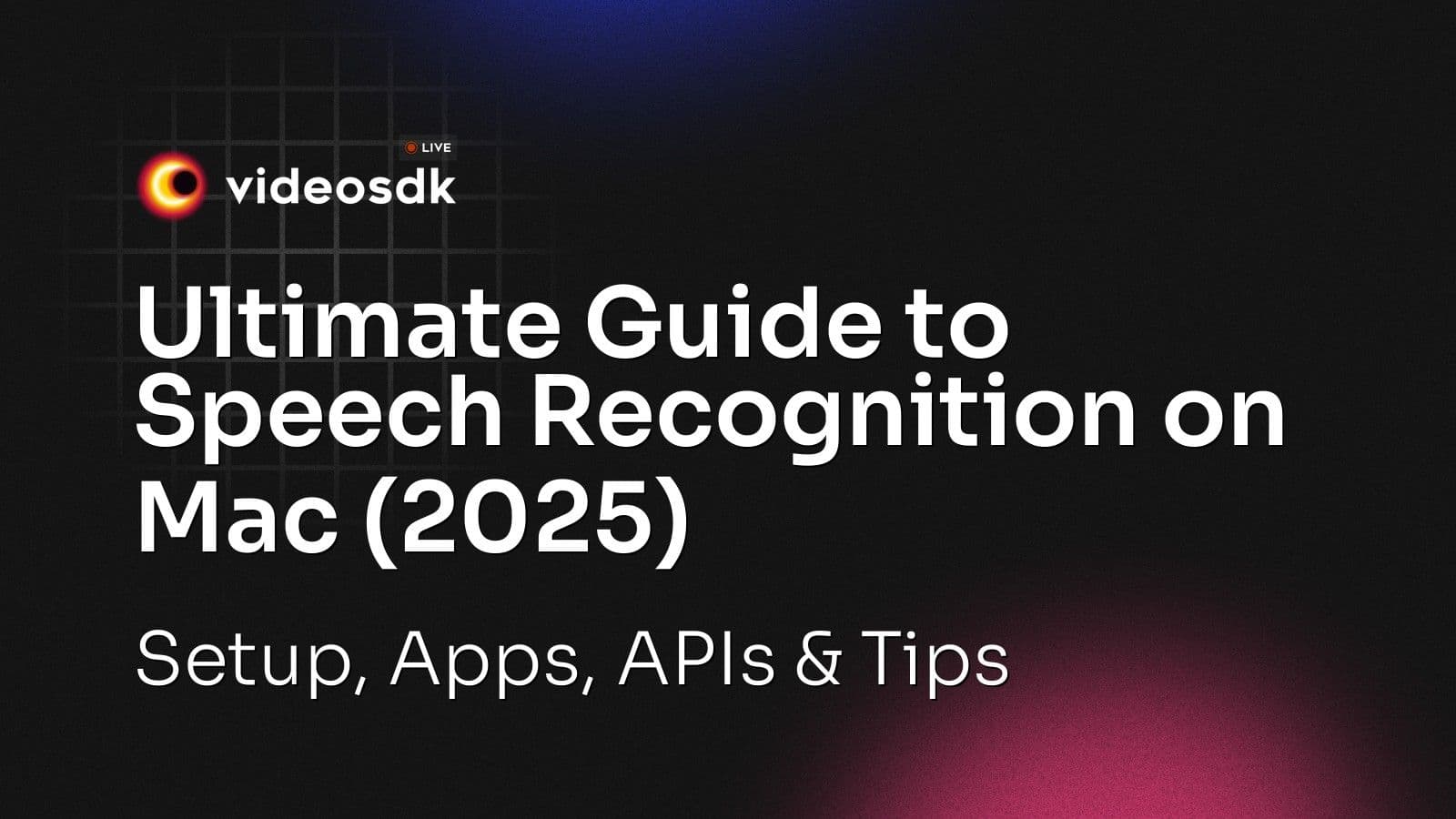 Ultimate Guide to Speech Recognition on Mac (2025): Setup, Apps, APIs & Tips Ultimate Guide to Speech Recognition on Mac (2025): Setup, Apps, APIs & Tips