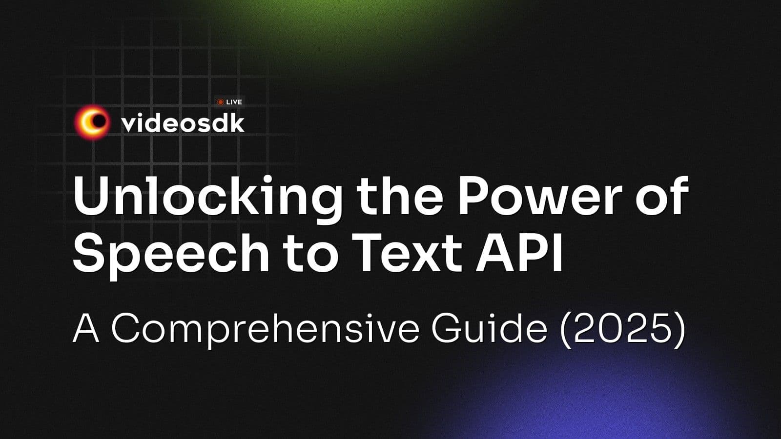 Unlocking the Power of Speech to Text API: A Comprehensive Guide (2025) Unlocking the Power of Speech to Text API: A Comprehensive Guide (2025)