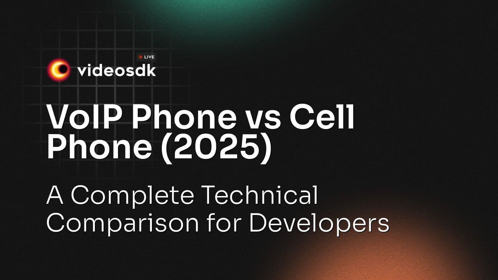 VoIP Phone vs Cell Phone (2025): A Complete Technical Comparison for Developers VoIP Phone vs Cell Phone (2025): A Complete Technical Comparison for Developers