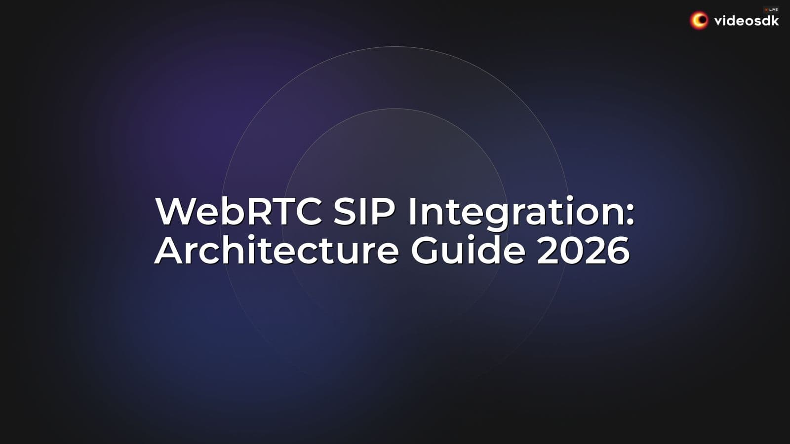 WebRTC SIP Integration: Architecture Guide 2026 WebRTC SIP Integration: Architecture Guide 2026